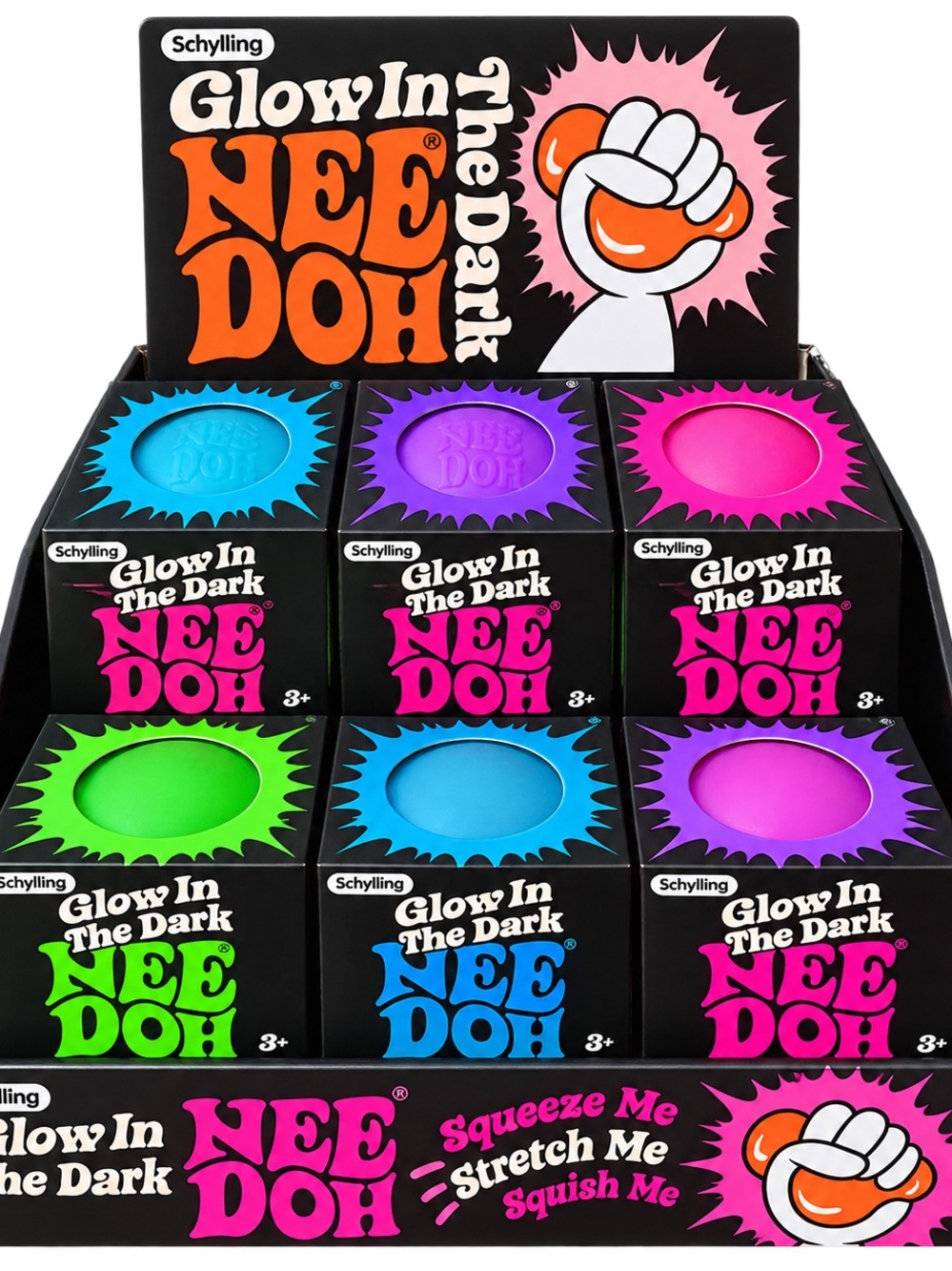 1 - Schylling glow in the dark Needoh